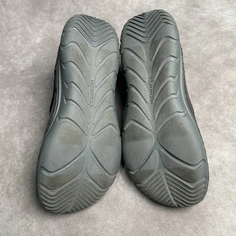 Merrell Hut Moc Black Quilted Slip On Shoes J001872 Womens Size 7 - Picture 7 of 9